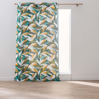 Rideau Voilage À Oeillets "swan" 140x240cm Multicolore