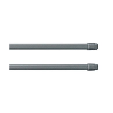 Lot De 2 Tringles Extensibles "lio" 80-110cm Gris