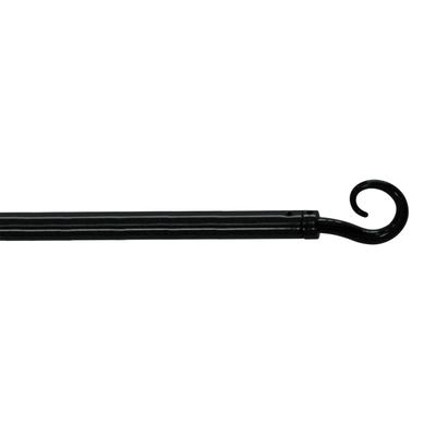 Tringle Déco Extensible "spiralia" 80-110cm Noir