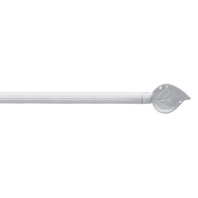 Tringle Déco Extensible "folia" 60-80cm Blanc