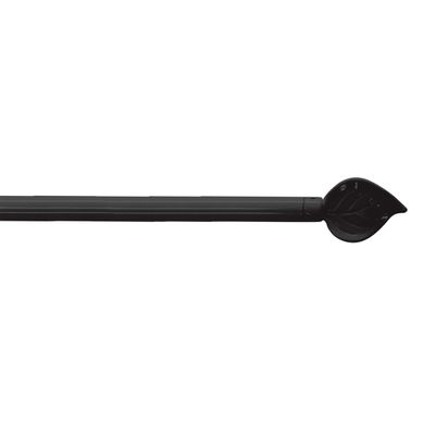 Tringle Déco Extensible "folia" 80-110cm Noir