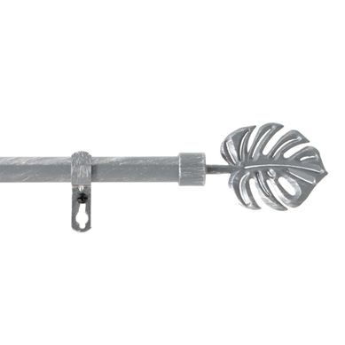 Kit Tringle Déco Extensible "tropi" 120-210cm Gris