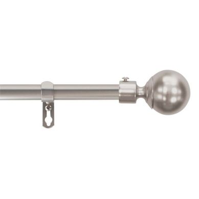 Kit Tringle Déco Extensible "sphera" 120-210cm Chromé