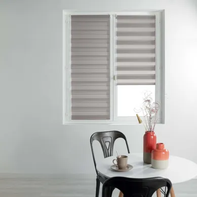 Store Enrouleur Jour Nuit "daynight" 60x90cm Taupe