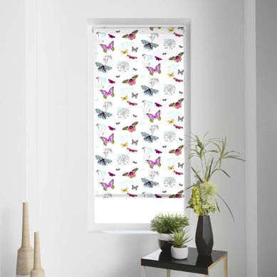 Store Enrouleur Tamisant "butine" 60x90cm Multicolore