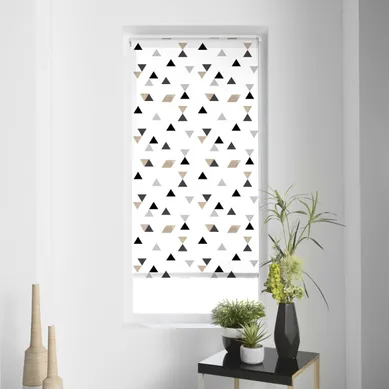Store Enrouleur Tamisant "ny Cuivre" 60x180cm Blanc