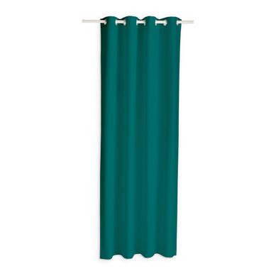 Rideau Occultant À Oeillets Uni Decoration En Polyester - Vert - 140x260 Cm