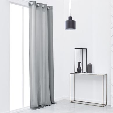 Rideau À Oeillets Essential 140x240 Cm Gris Clair