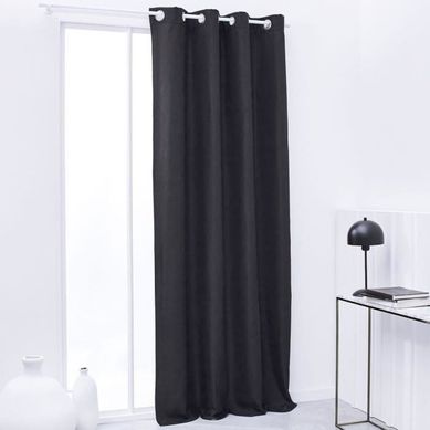 Rideau Isolant Thermique Today Essential Uni Fusain 140 X 240 Cm Rideau Isolant Thermique Today Essential Uni Fusain 140 X 240 Cm