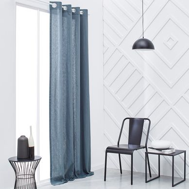 Rideau Panama Essential 140x240 Cm Bleu Gris