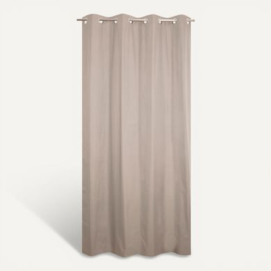 Rideau occultant 135x240 cm ATTILA Taupe vue de face