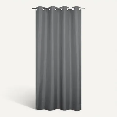 Rideau occultant 135x240 cm ATTILA Anthracite vue de face
