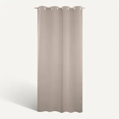 Rideau phonique 135x240 cm RUGA Taupe vue de face