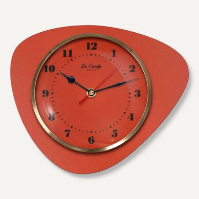 Horloge Murale Mediator Uni - Orange Abricot