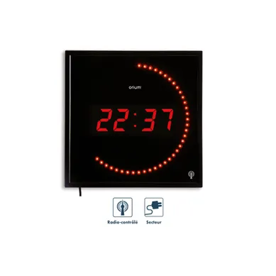 Horloge à LED Radio Contrôlée