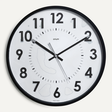 Horloge Silencieuse Abylis D.30cm - Noir