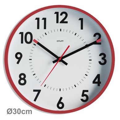 Horloge Silencieuse Abylis D.30cm - Lie De Vin