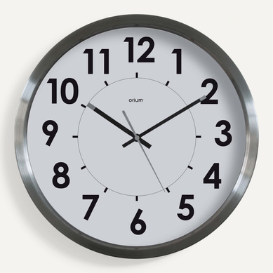 Horloge Inox Stan D.25cm