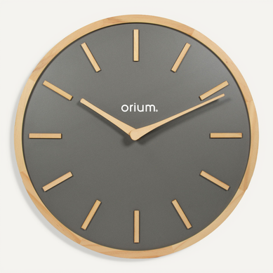 Horloge Analogique Elegance D.30cm - Gris