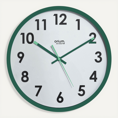 Horloge Naturalis D.30cm - Vert