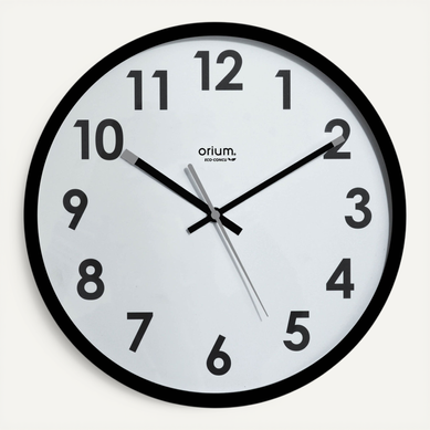 Horloge Naturalis D.30cm - Noir