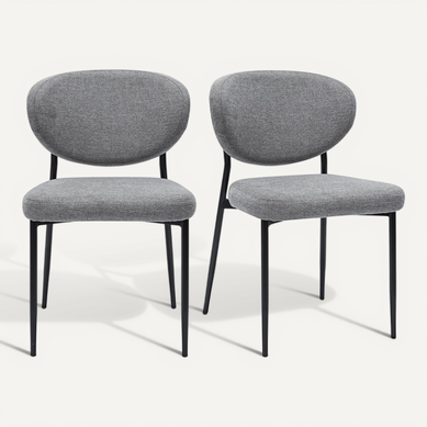Ensemble Table Et Chaises Miliboo - Style Noyer - Quasi Neuf