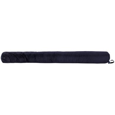 Boudin De Porte 80 Cm WOOF - Chien Motif Chevron Noir Et Blanc - Isolant Froid, Déco Mignonne