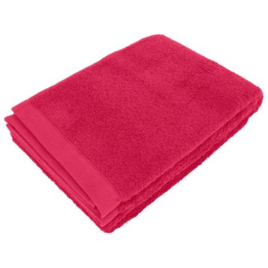 Serviette Invité Linnea 33x50 Cm - Coton Épais 550g/m² - Rouge Vif - Fabriqué Au Portugal