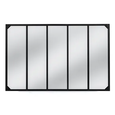 Miroir Verrière 5 Bandes Design Industriel 140x84 Cm