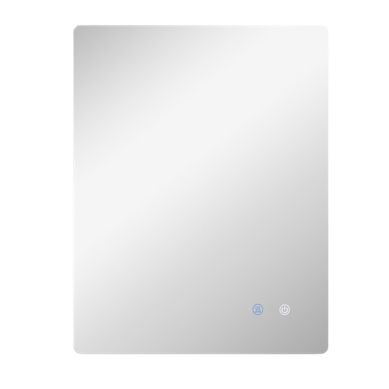 Miroir Rectangulaire Mural Lumineux LED 80 X 60 Cm Transparent