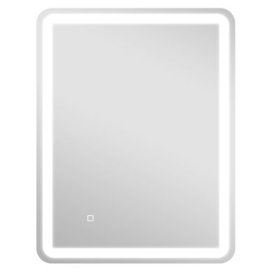 Miroir Lumineux LED 70 X 90 Cm Lumière Réglable 3 Couleurs Fonction Anti-buée