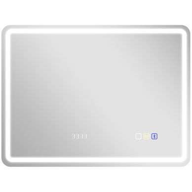 Miroir Lumineux LED Salle De Bain Bluetooth Multifonction 60x80cm Miroir Lumineux LED Salle De Bain Bluetooth Multifonction 60x80cm