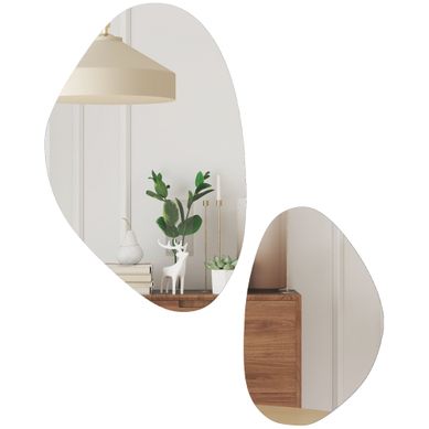 Lot De 2 Miroirs Muraux