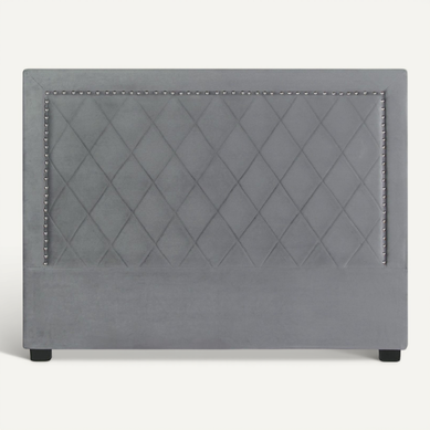 Tête de lit Diana velours 140cm bleu foncé