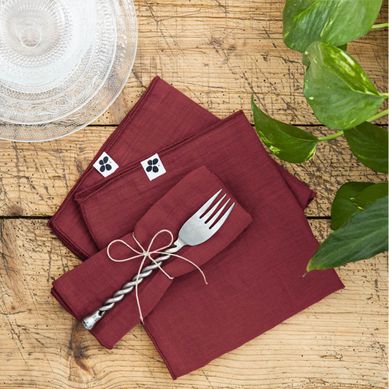 Set De 12 Serviettes En Papier Pré-Pliées Homéa - 40x60cm Or - Pour Table Fête Ou Événement