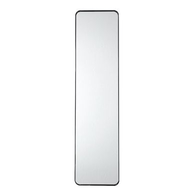 Miroir De Porte Rectangulaire 30x120cm En Verre Et Aluminium Noir - Goris