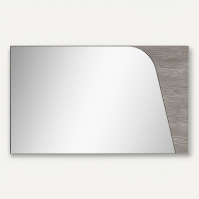 Abby - Miroir Rectangulaire Avec Cadre Aspect Bois Abby - Miroir Rectangulaire Avec Cadre Aspect Bois
