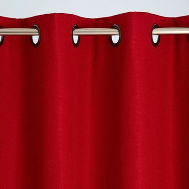 Rideau Occultant 140x240 Rouge En Polyester