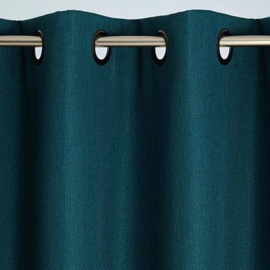 Rideau Occultant 140x240 Bleu Canard En Polyester