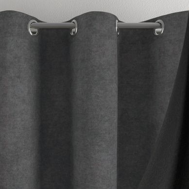 Rideau Occultant 140x260 Gris Anthracite En Polyester