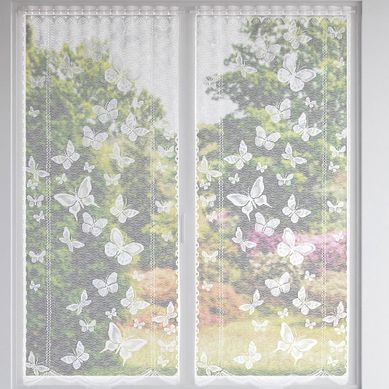 Voilage Droit 60x90 Blanc En Polyester