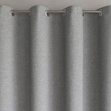 Rideau Occultant 140x260 Gris En Polyester