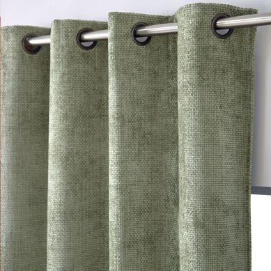 Rideau Occultant 135x260 Vert D'eau En Polyester