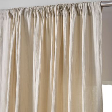 Rideau 140x260 Beige En Coton