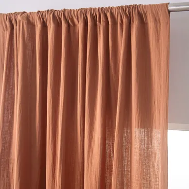 Rideau 140x180 Rose Des Sables En Coton