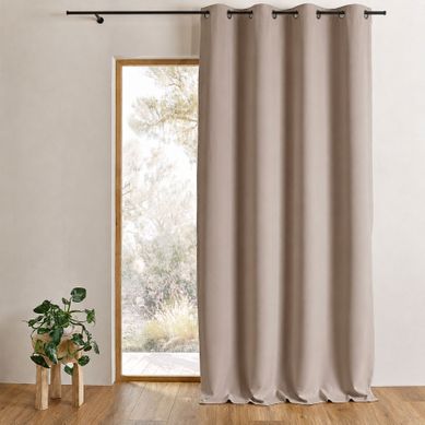 Rideau Occultant Ignifugé M1 Non Feu - 140x180 Cm - Lin