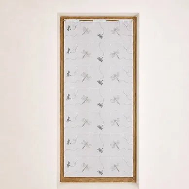 Modulable Brodé Libellules - 58x220 Cm - Argent