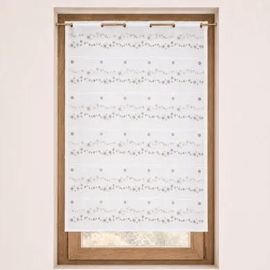 Modulable Brodé À Motifs De Petits Soleils - 70x220 Cm - Taupe