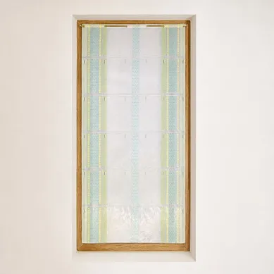 Modulable Droit À Motifs Géométriques - 58x180 Cm - Vert Clair