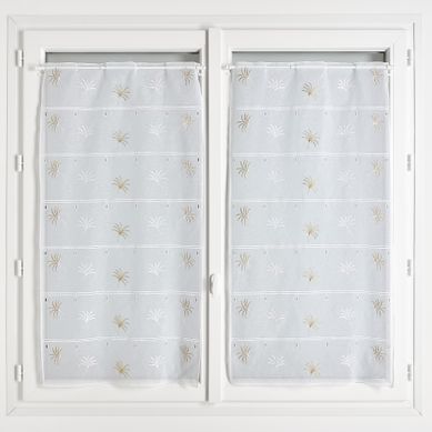 Modulable Brodé Avec Motifs Palmettes - 90x120 Cm - Doré